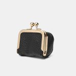Women Fashion Casual Solid Color Genuine Leather Mini Coin Wallet - Image 6