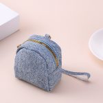 Women Fashion Solid Color Mini Denim Wallets - Image 5
