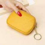 Women Fashion Solid Color Zipper Small Wallet - Image 6