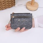 Women Fashion Solid Color Mini Card Holder Wallet - Image 6