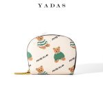 Women Fashion Bear Print Pattern Compact Wallet - Image 10
