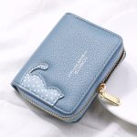 Women Fashion Personality Pu Leather Zipper Short Wallet - Image 10