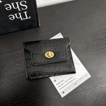 Women'S Fashion Simple Crocodile Lock Mini Wallet - Image 6