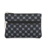 Women Fashion Double Zipper Old Flower Mini Wallet - Image 6