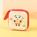 Women Cartoon Creative Cat Elephant Square Tinplate Zipper Wallet - Image 6