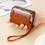 Wholesale Women Simple Multi-Card Buckle PU Wallet - Image 6