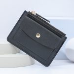 Women Simple Flap Zipper Card Wallet - Image 6
