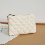 Women Fashion Rhombic PU Square Zipper Wallet - Image 6