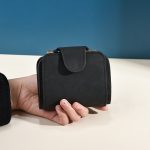 Wholesale Women Retro Simple Multi-Card Solid Color Wallet - Image 6