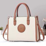 Women Fashion Casual Solid Color Large Capacity Handbag - Image 5