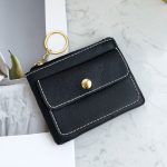 Women Fashion Casual Solid Color PU Zipper Wallets - Image 6