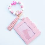 Wholesale Women Fashion Cross Bracelet Keychain Card Wallet - Image 4