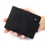 Wholesale Men Fashion Simple Multi-Function Multi-Card Zipper Wallet - Image 4