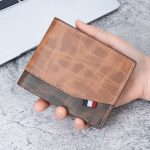 Wholesale Vintage Patchwork Frosted Multi-Card Large Capacity Wallet - Image 6