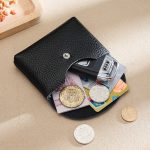 Women Fashion Casual Solid Color Leather Coin Wallet - Image 2