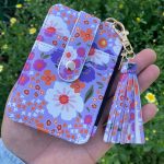 Women Fashion Floral Printed Multi-Function Pu Leather Zipper Multi-Card Wallet - Image 2