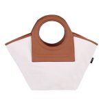 Wholesale Women Fashion Casual Color Blocking Clutch Canvas Bag - Image 6