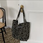 Wholesale Women Leopard Print Large Capacity Tote Shopping Bag - Image 5