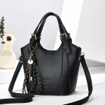 Wholesale Women Fashion Casual Solid Color Pu Large Capacity Handbag - Image 5