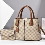 Women Fashion Printed Large Capacity Handbag Bag Set - Image 5
