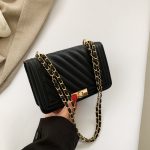 Wholesale Women Pu Leather Qulited Square Mini Fashion Chain Crossbody Bag - Image 6
