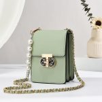 Women Fashion Casual Solid Color Chain Crossbody Bag - Image 5