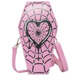 Wholesale Women Fashion Gothic Spider Web Crossbody Bag - Image 5