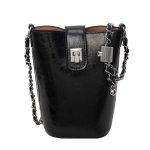 Wholesale Women Fashion Casual Simple Solid Color Bucket Crossbody Bag - Image 6