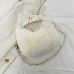 Autumn And Winter Plush Crossbody Bag - Image 6