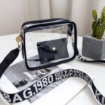 Wholesale Women Fashion Casual Solid Color Transparent Crossbody Bag - Image 5