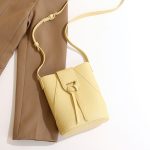 Women Soft Leather Solid Color Crossbody Mobile Phone Bag - Image 6
