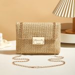 Fashion Women Summer Vacation Straw Woven Messenger Bag - Image 6