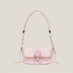 Wholesale Women Fashionable Simple Rhomboid Flap Chain Shoulder Bag - Image 5