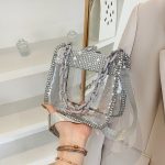 Women Fashion Transparent Clear Chain Bag PVC Bag - Image 10