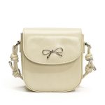 Wholesale Fashion Solid Color Bow Flip Mini Crossbody Bag - Image 6