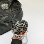 Wholesale Women Fashion Leopard Heart-Shaped Mini Chain Crossbody Bag - Image 5