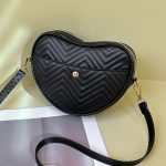 Wholesale Women Fashion Solid Color Embroidered Love Crossbody Bag - Image 6