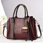 Women Fashion Casual Solid Color Pendant Handbag - Image 4