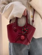 Wholesale Women Fashion Casual Red Cherry Crossbody Bag - Image 5