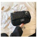 Wholesale Fashion Solid Color Embroidery Square Crossbody Bag - Image 6