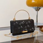 Summer Women Fashion Thin Flash Flap Square Chain Crossbody Bag - Image 6