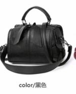 Wholesale Women Fashion Casual Simple Solid Color Handbag - Image 5