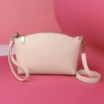 Wholesale Women Fashion Simple Solid Color Zipper Crossbody Bag - Image 5