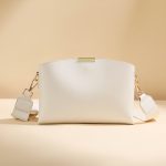 Wholesale Women Casual Simple Solid Color Wide Strap Zipper Crossbody Bag - Image 5