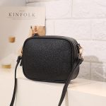 Wholesale Women Fashion Casual Solid Color Pu Square Crossbody Bag - Image 5