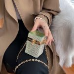 Wholesale Women Fashion Mini Rhinestone Decorative Buckle Design Square Crossbody Bag - Image 3