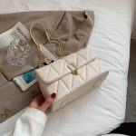 Wholesale Women Chic Flap Buckle Design Solid Color PU Crossbody Bag - Image 7