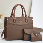 Wholesale Women Fashion Casual Bag Large-Capacity Handbag Three-Piece Set - Image 4