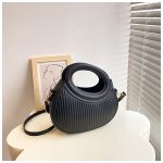 Wholesale Summer Women Fashion Solid Color Irregular Three-Dimensional Stripe PU Shoulder Crossbody Bag - Image 6