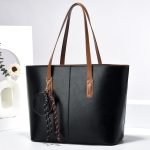 Wholesale Women Casual Solid Color Large Capacity Handbag